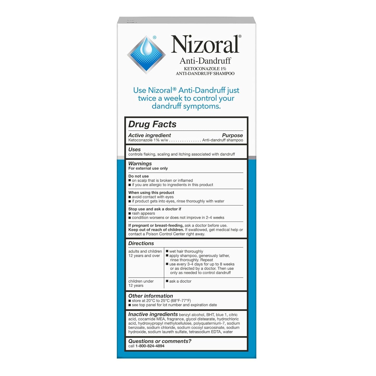 NIZORAL SHAMPOO ANTICASPA